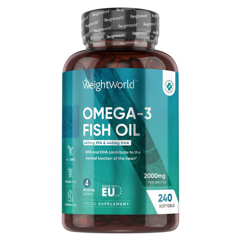 Омега-3 Рибено масло 660 mg EPA/ 440 mg DHA x 240 софтгел капсули WeightWorld