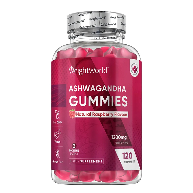 Ашваганда Гъми х 120 желирани таблетки, с вкус на малина WeightWorld