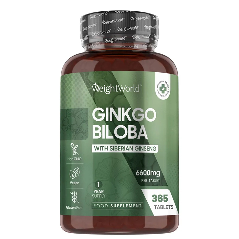 Гинко билоба + сибирски женшен х 365 таблетки WeightWorld