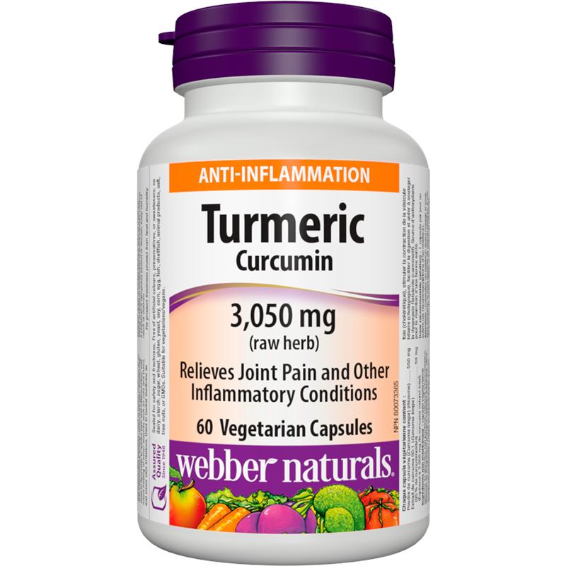 Куркума Турмерик 600 mg x 60 V капсули Webber Naturals