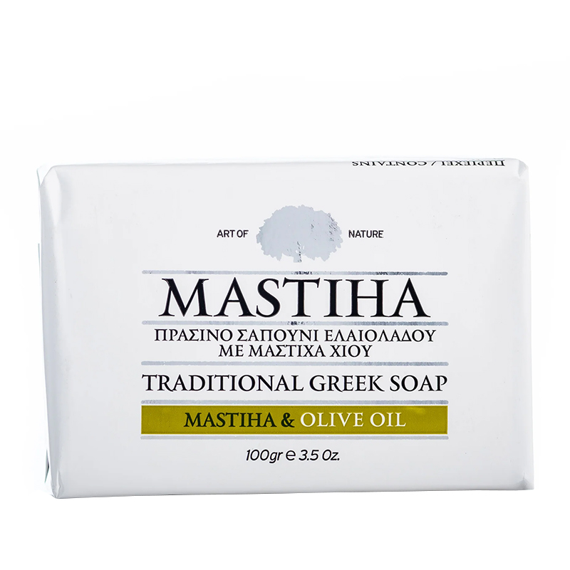 Традиционен гръцки сапун с Мастиха и Зехтин x 100 g Mastiha