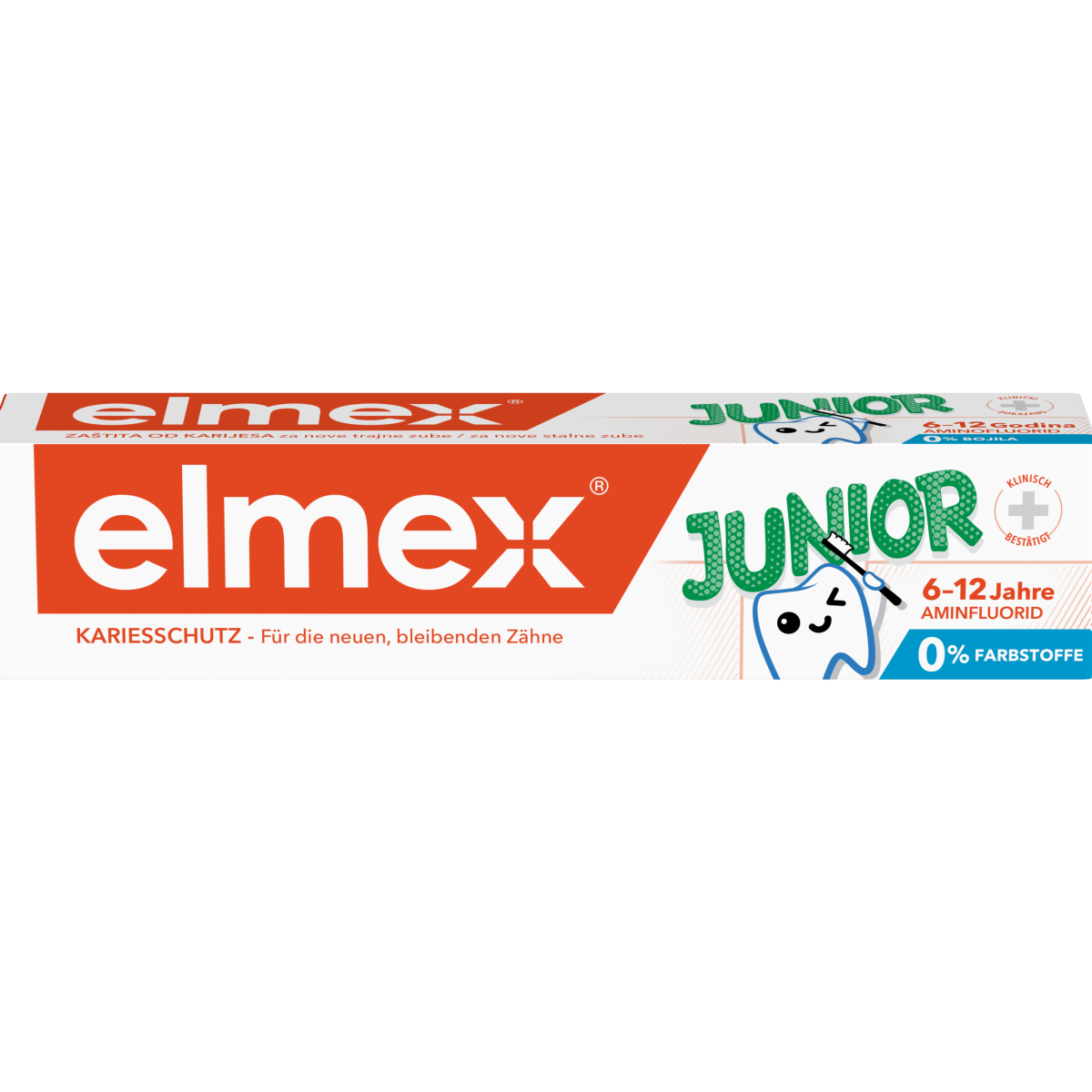 Елмекс Джуниър 6-12г. Детска паста за зъби 75 ml