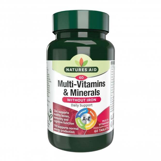 Мултивитамини и минерали без желязо (Multi-Vitamins & Minerals) 60 таблетки