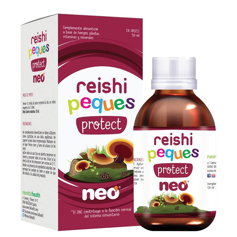 Сироп за деца с рейши + витамин С и цинк x 150 ml Neovital Health