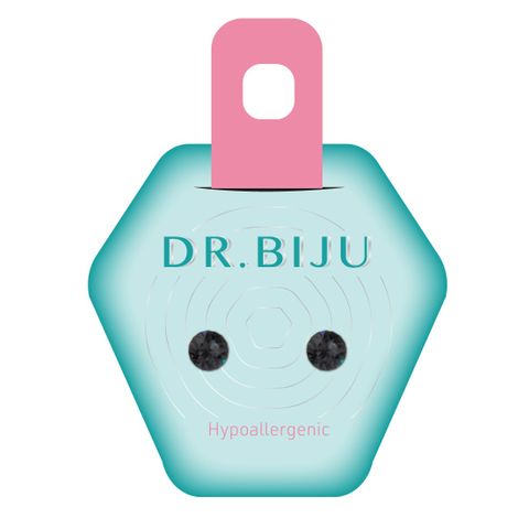 Dr.Biju Хипоалергенни обеци Xirius Graphite 5.3 мм,