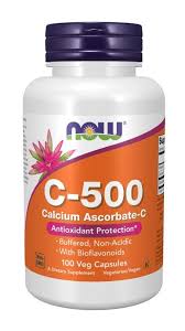 VITAMIN C-500 ASCORBATE - 100 ВЕГАН КАПСУЛИ 0676