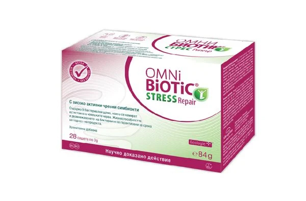 Омни Биотик Стрес рипеър, Omni Biotic Stress repair 28 сашета