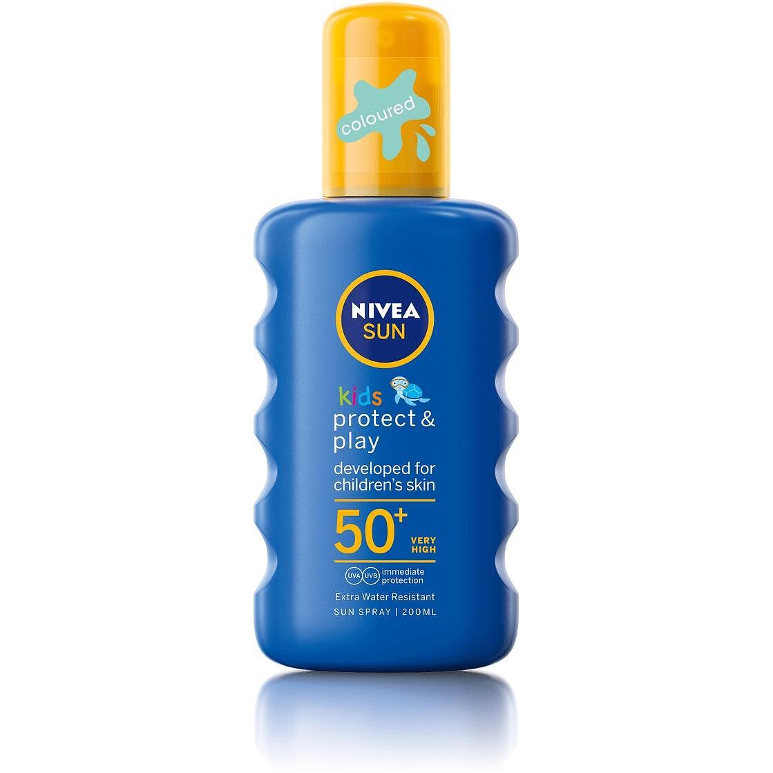 NIVEA SUN KIDS ЦВЕТЕН СЛЪНЦЕЗАЩИТЕН СПРЕЙ SPF 50+ (200 МЛ)200 МЛ