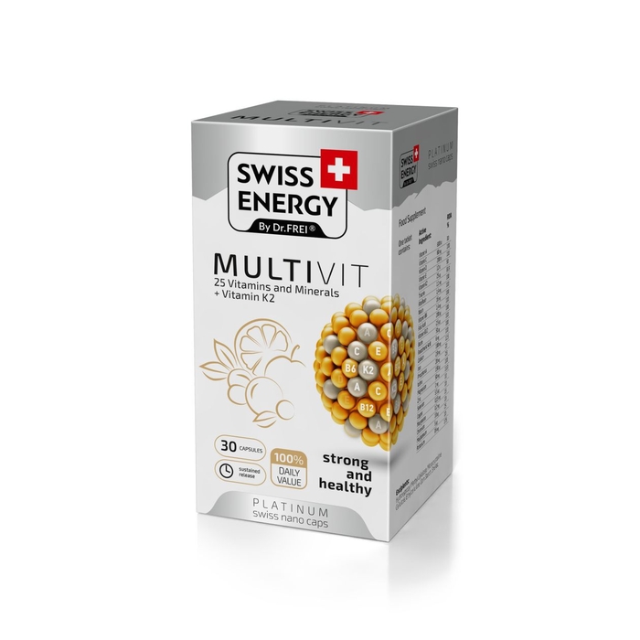 SWISS ENERGY Мултивит Х 30, капсули