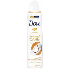 Дезодорант спрей Dove Coconut&Jasmine, 150 мл изпотяване