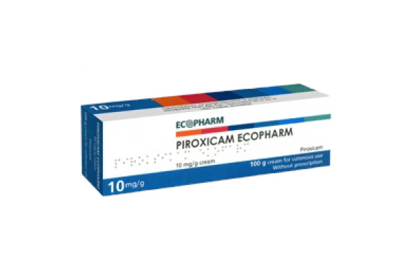 Пироксикам Екофарм, Piroxicam Ecopharm 10 мг / г крем 100 гр