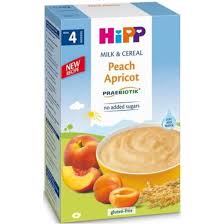 HIPP Инстантна с праскова и кайсия 2983, каша, 250гр.